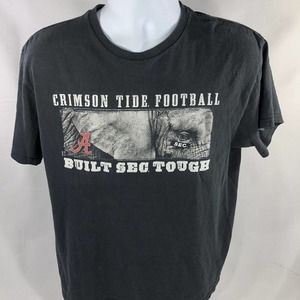 Alabama Crimson Tide Built SEC Tough Large Shirt Early 2000s Y2K Tee Football